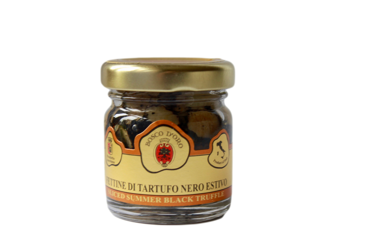 Italian sliced black summer truffles
