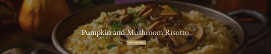 Italian Balsamic Vinegar Mushroom and Pumpkin Risotto