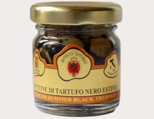 Bottled Italian truffle products.