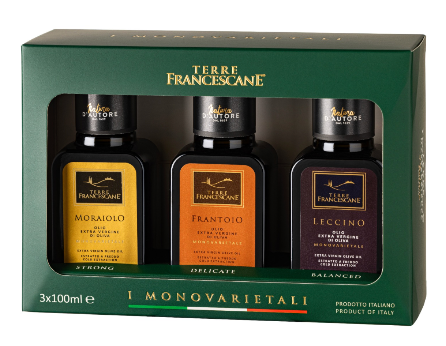 Monovarientali 3 x 100ml Extra Virgin Olive Oil