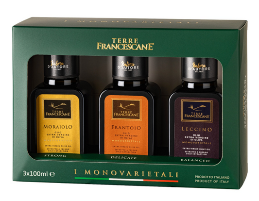 Monovarientali 3 x 100ml Extra Virgin Olive Oil