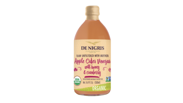 Organic Apple Cider Vinegar with Honey and Cranberry 500ml -