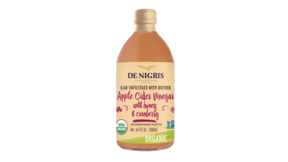 Organic Apple Cider Vinegar with Honey and Cranberry 500ml -