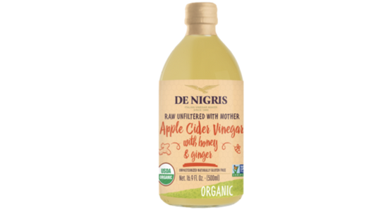 Organic Apple Cider Vinegar with Honey and Ginger 500ml