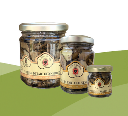 Italian Sliced Black Summer Truffles 30 g -  90 g - 180g
