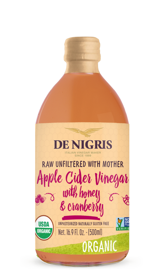 Organic Apple Cider Vinegar with Honey and Cranberry 500ml - OUT OF STOCK