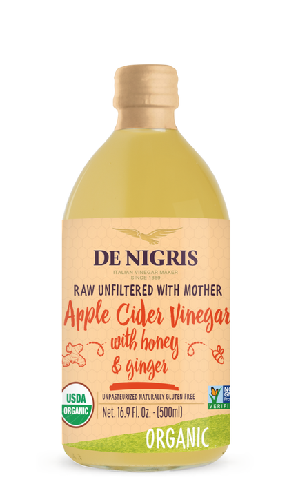 Organic Apple Cider Vinegar with Honey and Ginger 500ml