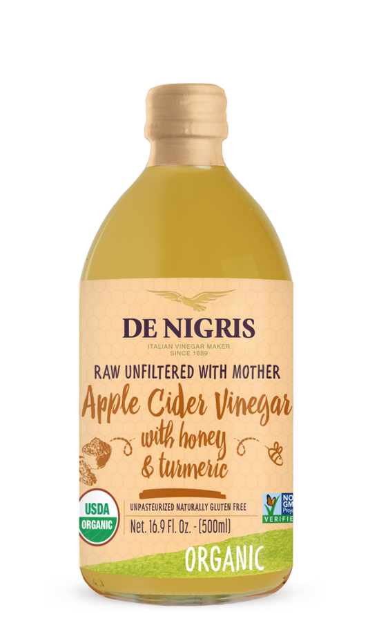 apple cider vinegar with honey and turmeric