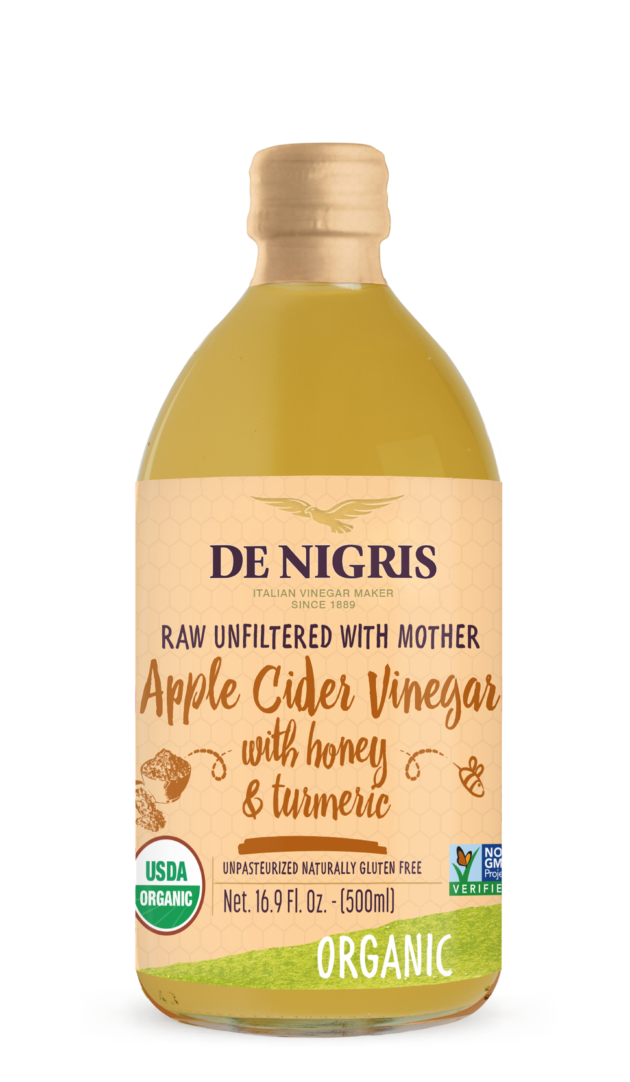 apple cider vinegar with honey and turmeric