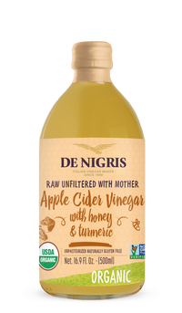 apple cider vinegar with honey and turmeric
