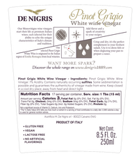 White Wine Vinegar - Pinot Grigio - 250ml -